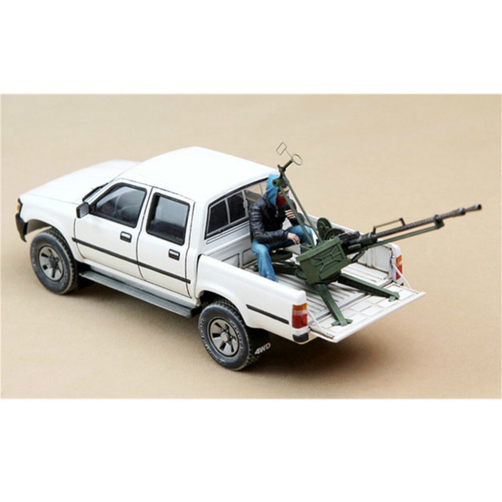 Meng 1/35 Scale Pick-Up w/ ZPU-1 Model Kit