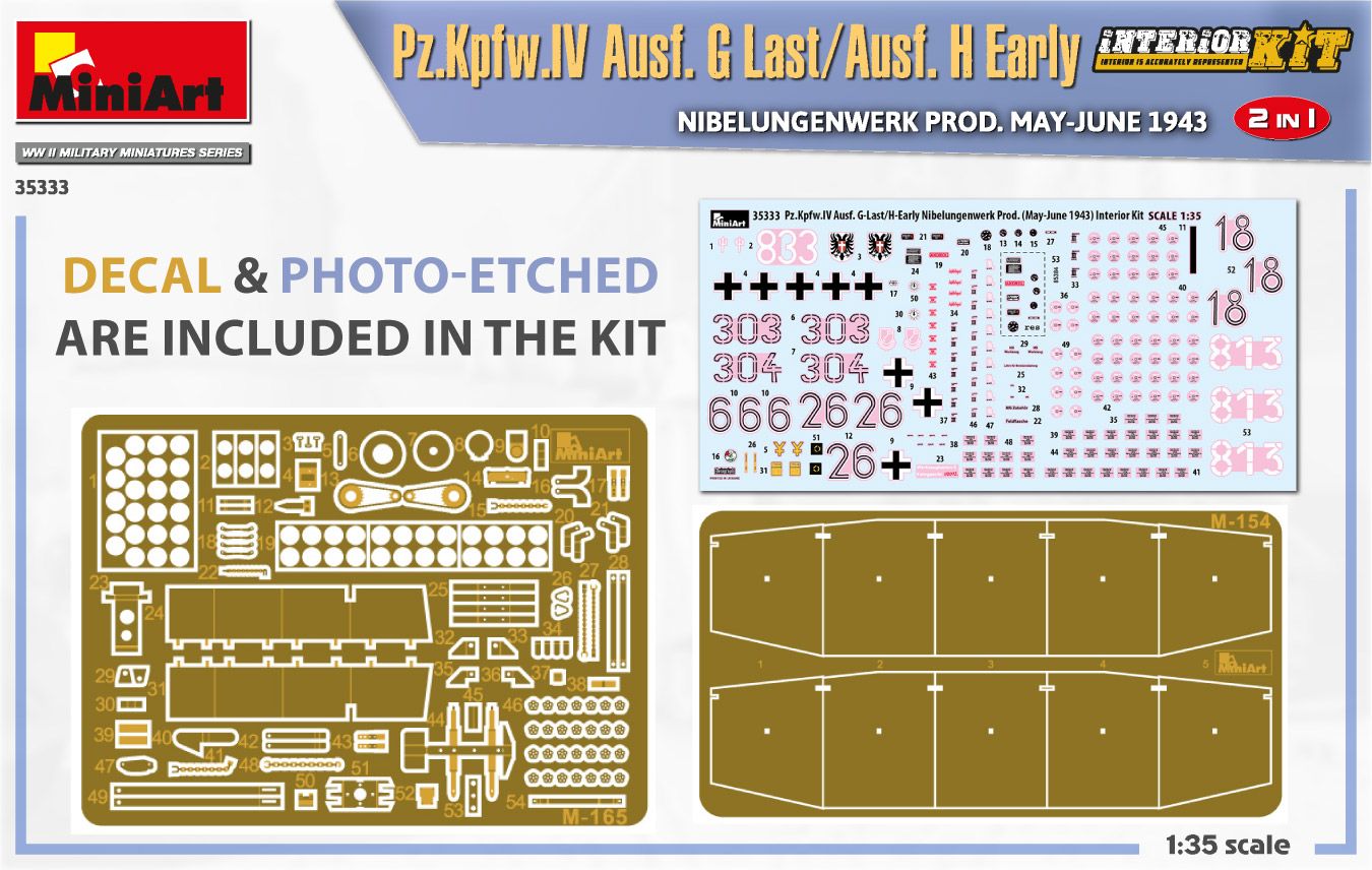 MiniArt 1/35 Scale Pz.Kpfw.IV Ausf. G-Last/H-Early Nibelungenwer