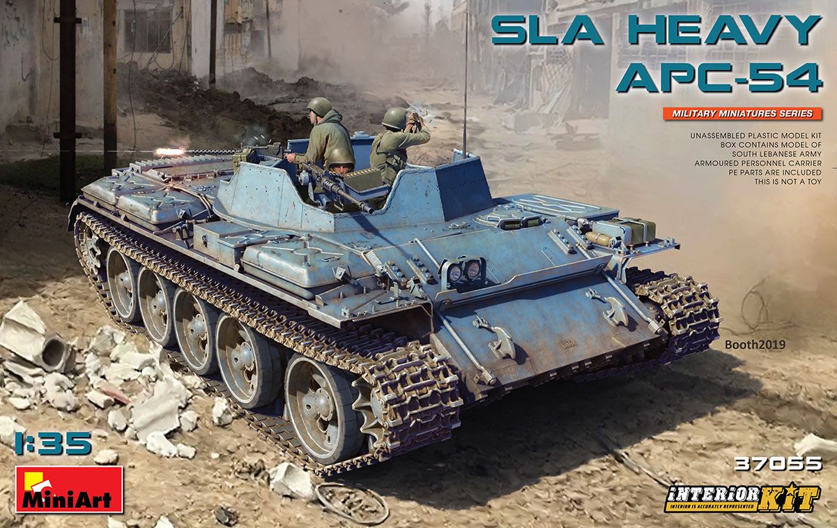 MiniArt 1/35 Scale SLA Heavy APC-54. Interior Model Kit - Click Image to Close