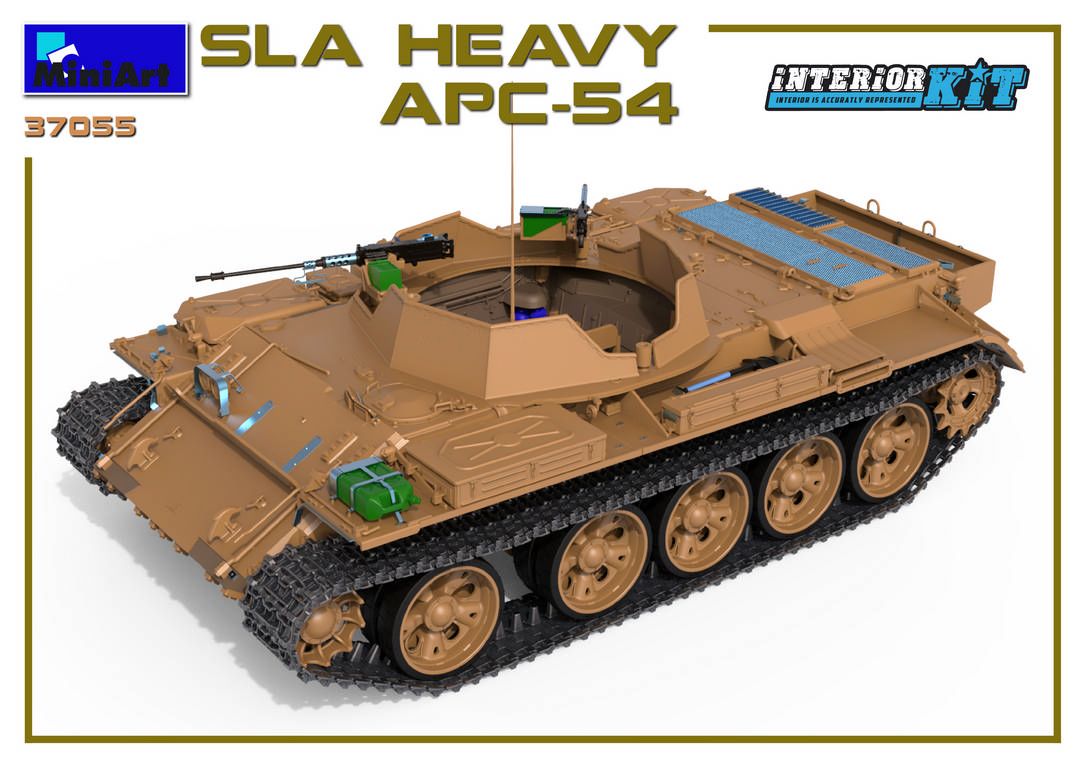 MiniArt 1/35 Scale SLA Heavy APC-54. Interior Model Kit