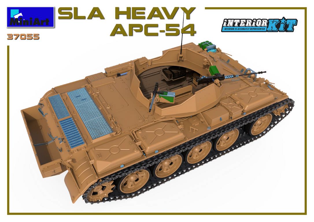 MiniArt 1/35 Scale SLA Heavy APC-54. Interior Model Kit