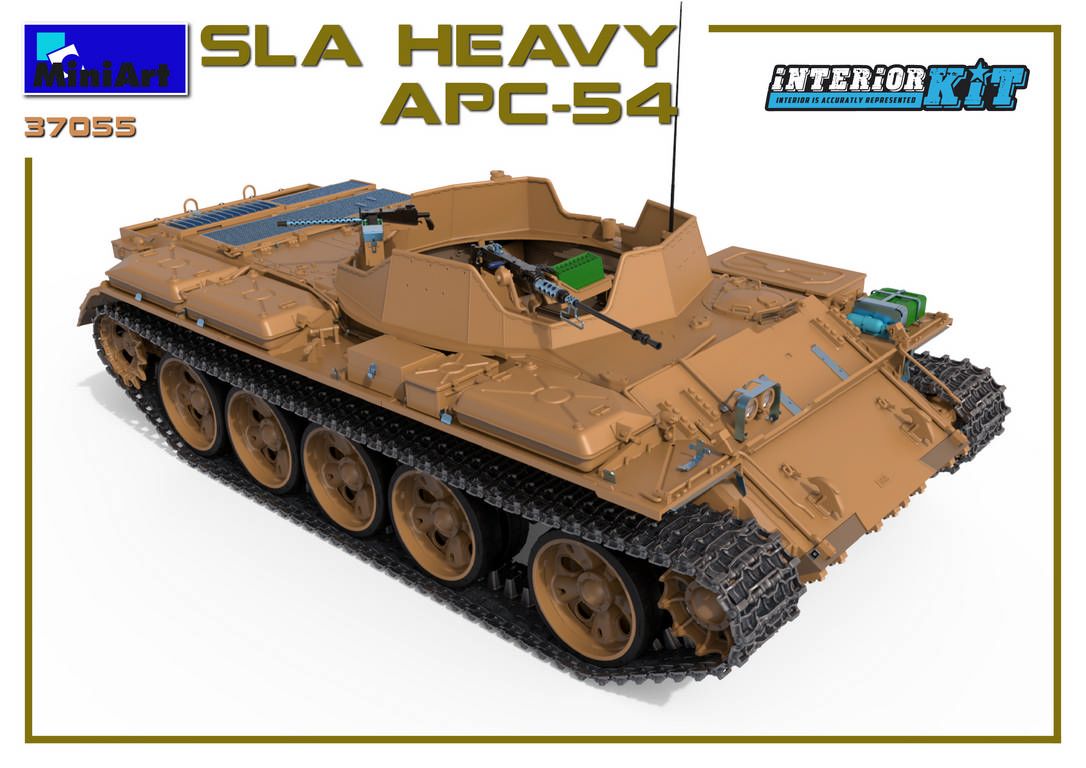 MiniArt 1/35 Scale SLA Heavy APC-54. Interior Model Kit