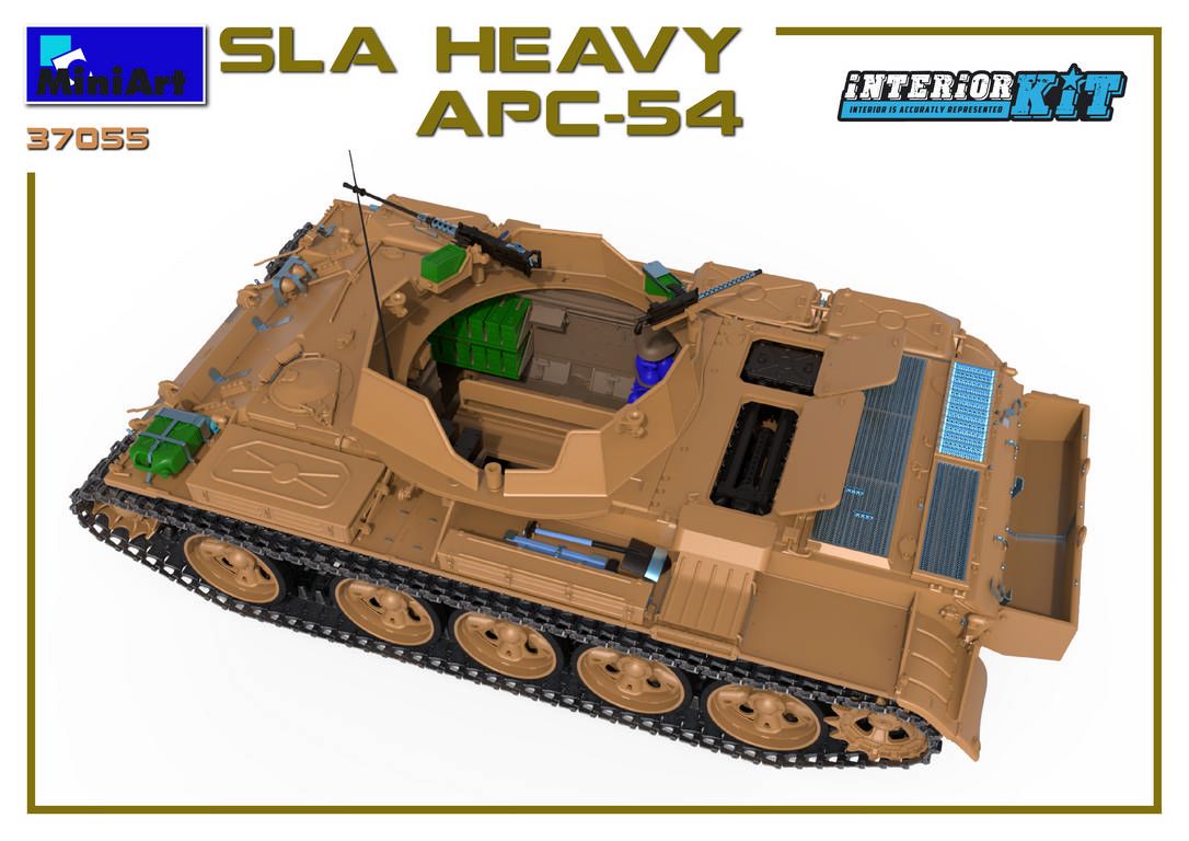 MiniArt 1/35 Scale SLA Heavy APC-54. Interior Model Kit