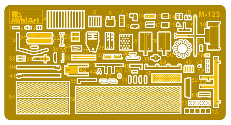 MiniArt 1/35 Scale SLA Heavy APC-54. Interior Model Kit