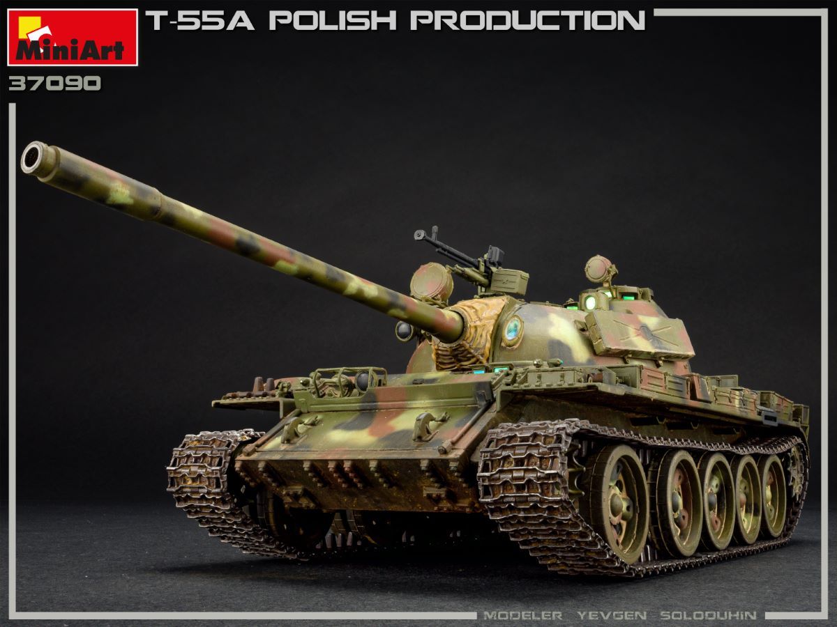 MiniArt 1/35 Scale T-55A Polish Production Model Kit