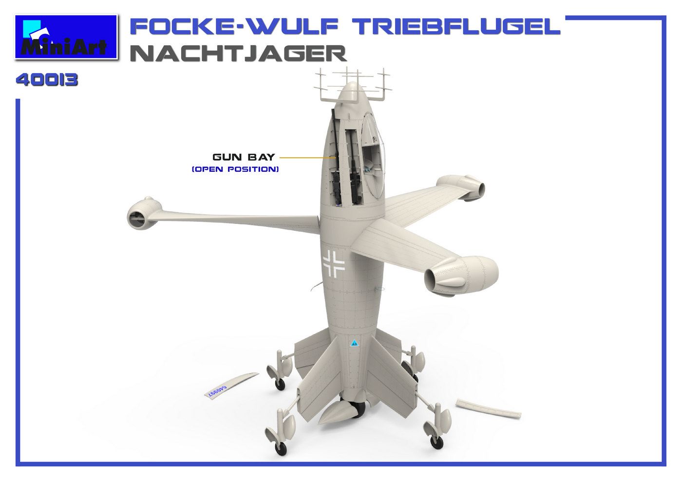 MiniArt 1/35 Scale Focke Wulf Triebflugel Nachtjager Model Kit