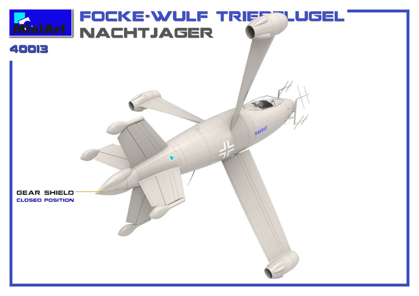 MiniArt 1/35 Scale Focke Wulf Triebflugel Nachtjager Model Kit