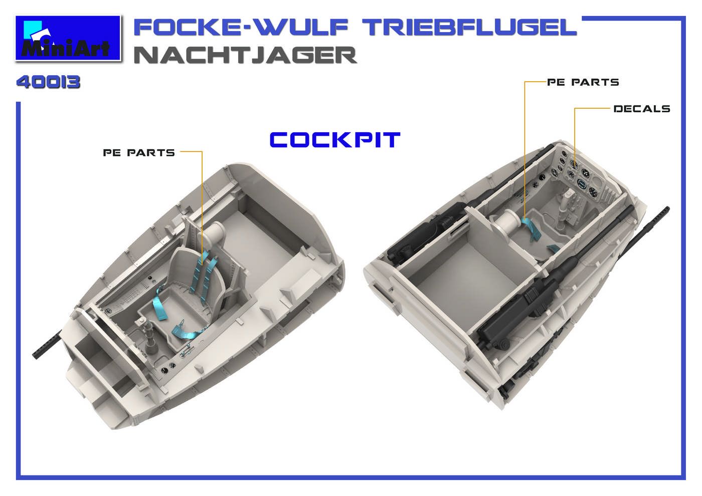 MiniArt 1/35 Scale Focke Wulf Triebflugel Nachtjager Model Kit