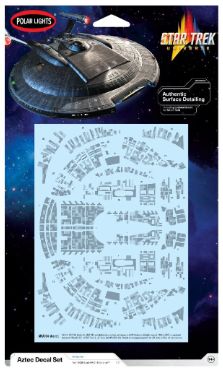 Polar Lights MKA Star Trek NX-01 U.S.S. Enterprise Aztec Decals - Click Image to Close