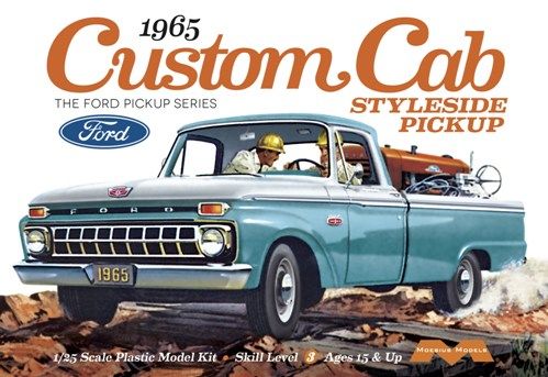 Moebius 1/25 Scale 1965 Ford Custom Cab Styleside Pickup