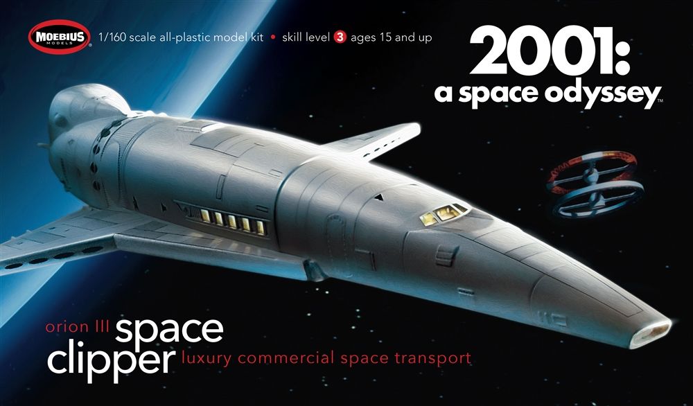 Moebius 1/160 Scale 2001 Space Clipper Orion Model Kit - Click Image to Close