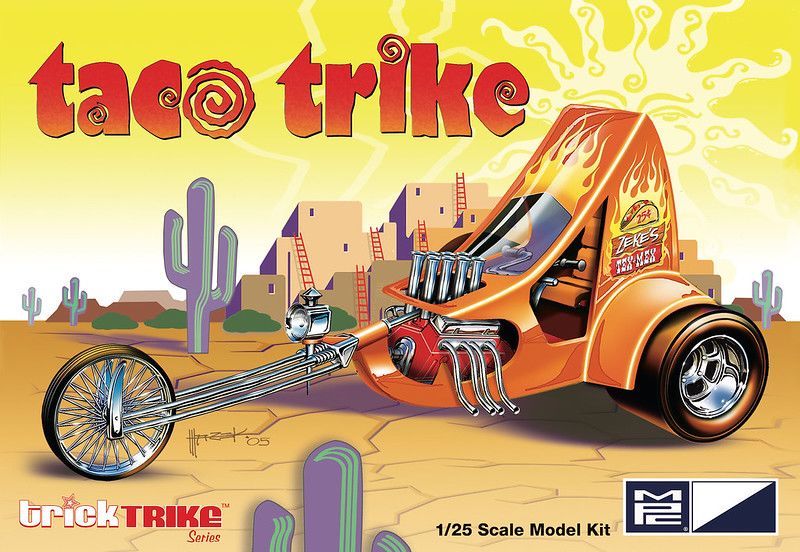 MPC 1/25 Scale Taco Trike (Trick Trikes Series) Model Kit - Click Image to Close
