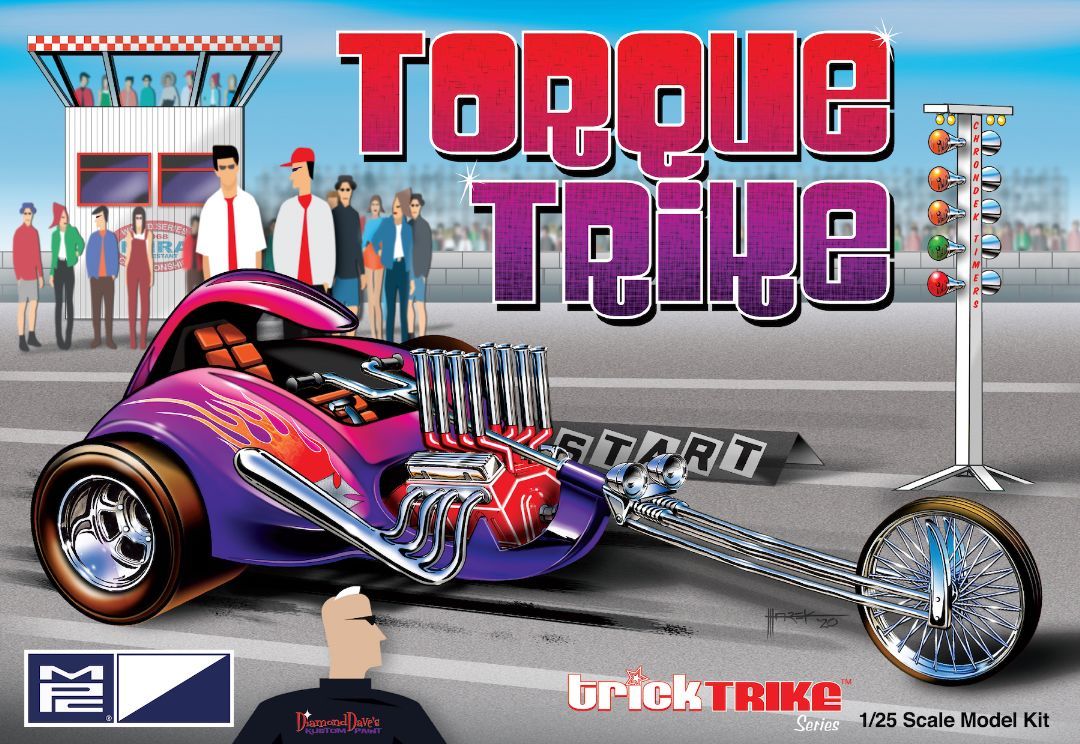 MPC 1/25 Scale Torque Trike (Trick Trikes Series) Model Kit - Click Image to Close