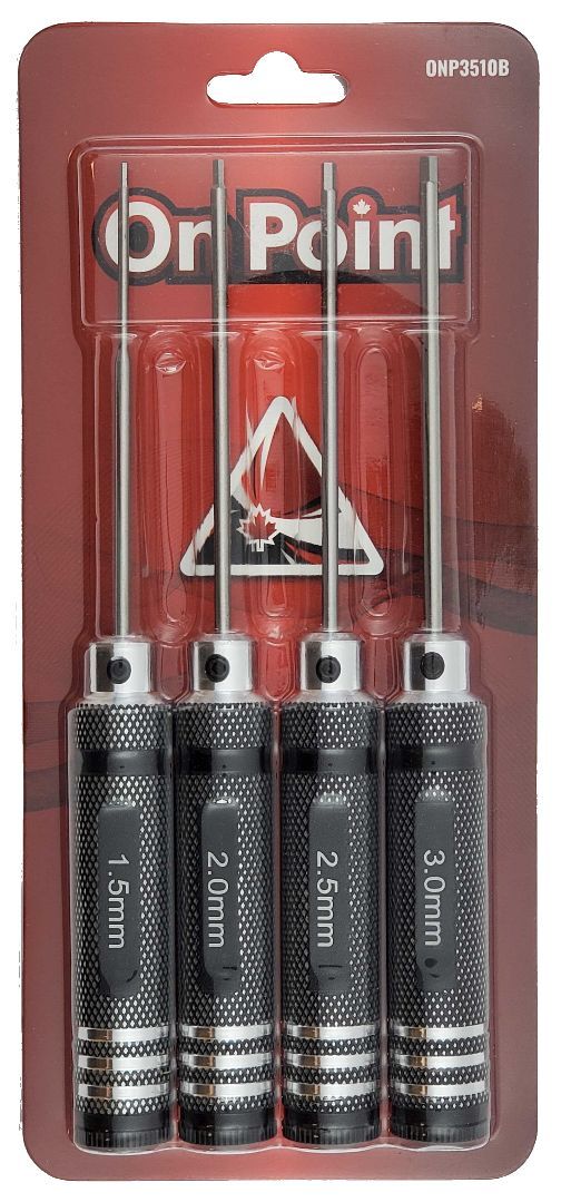 On Point Hex Screwdrivers - Black (4)