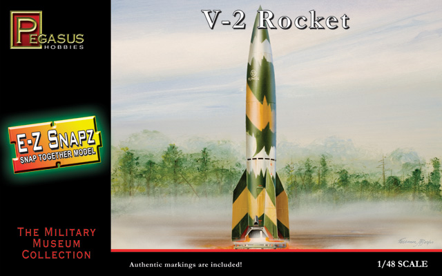 Pegasus 1/48 Scale V-2 Rocket Model Kit