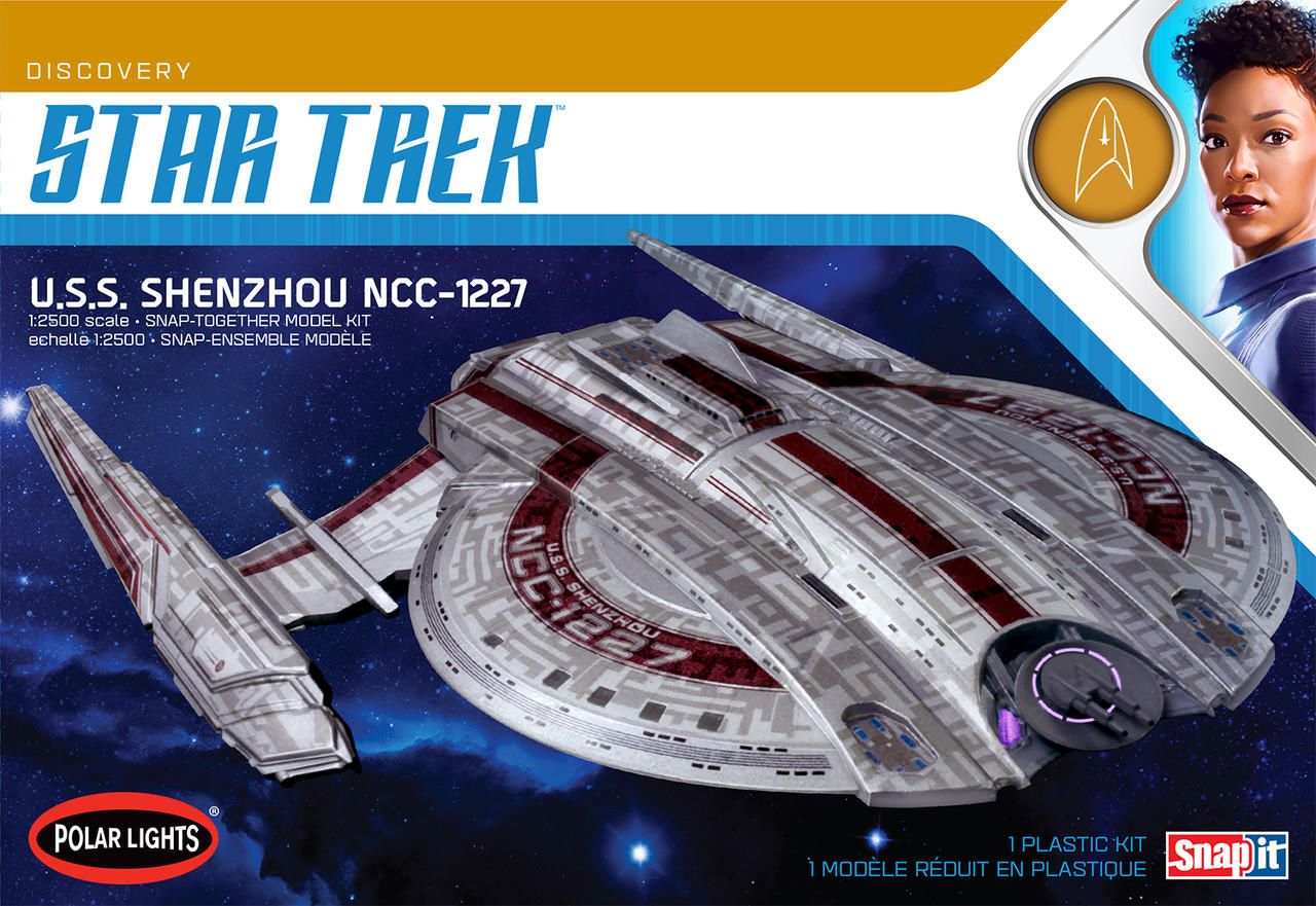 AMT 1/2500 Scale Star Trek Discovery U.S.S. Shenzhou (Snap) 2T