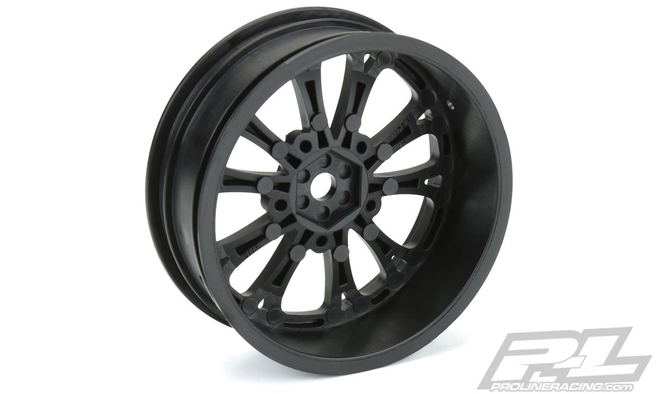 Pro-Line Pomona Drag Spec 2.2\" Black Front Wheels