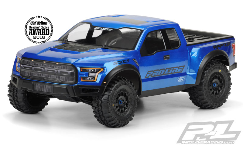 Pro-Line 2017 Ford F-150 Raptor True Scale Clear Body for SCT