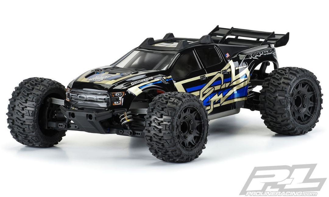 Pro-Line Pre-Cut 2017 Ford F-150 Raptor Clear Body for Rustler 4