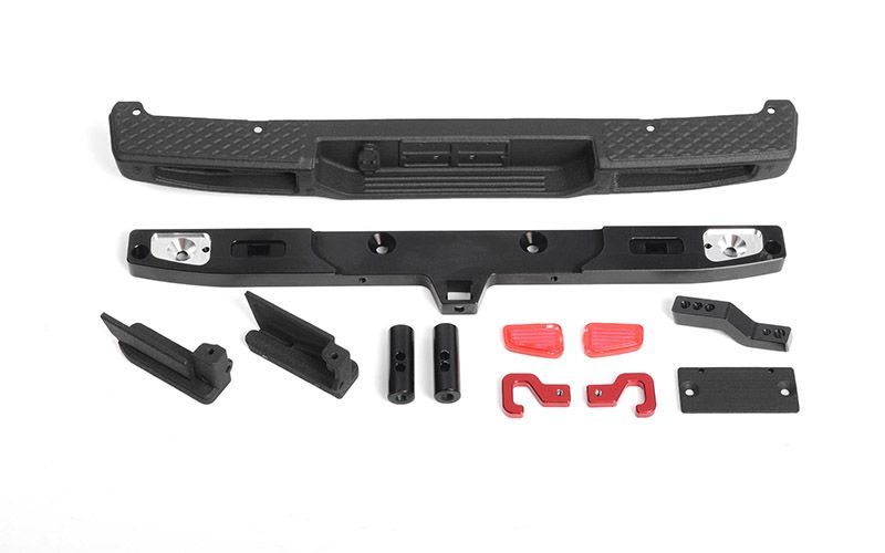 RC4WD 1/10 Scale OEM Rear Bumper w/ Tow Hook and License Plate
