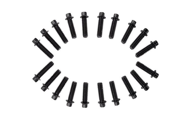 RC4WD Miniature Scale Hex Bolts (M1.6 x 6mm) (Black) (20)