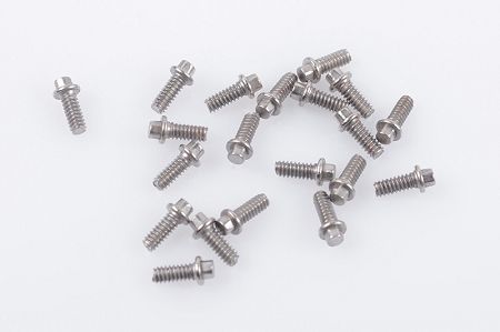 RC4WD Miniature Scale Hex Bolts (M1.6 x 4mm) (Silver)