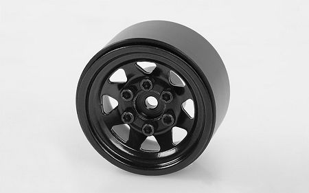 RC4WD Stamped Steel 1.0\"\" Stock Beadlock Wheels (Black)