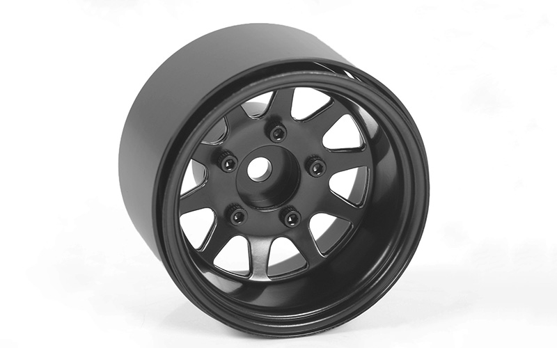 RC4WD 1.55\" Deep Dish Wagon Steel Beadlock Wheels (Black) (4)