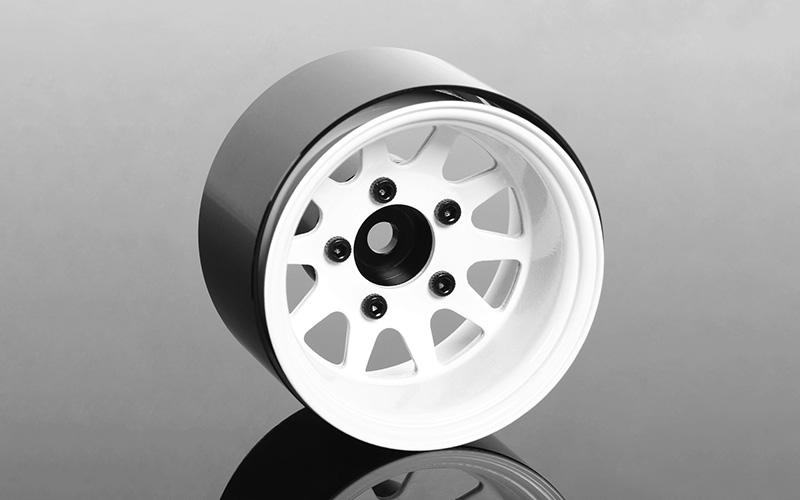 RC4WD 1.55\" Deep Dish Wagon Steel Beadlock Wheels (White) (4)