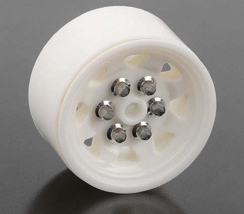 RC4WD OEM Plastic 0.7\" Beadlock Wheels (White)