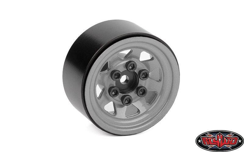 RC4WD Stamped Steel 1.0\" Stock Beadlock Wheels (Plain) (4)