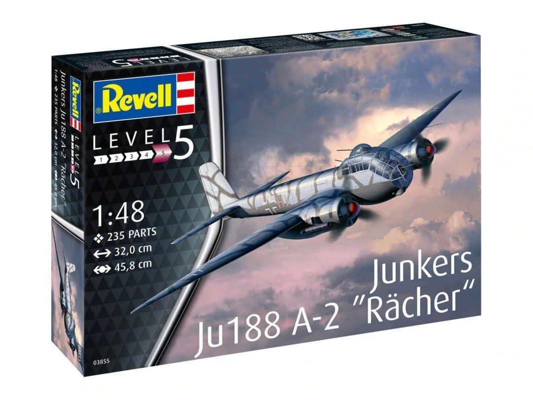 Revell 1/48 Scale Junkers Ju188 A-2 \"Rächer\" Model Kit