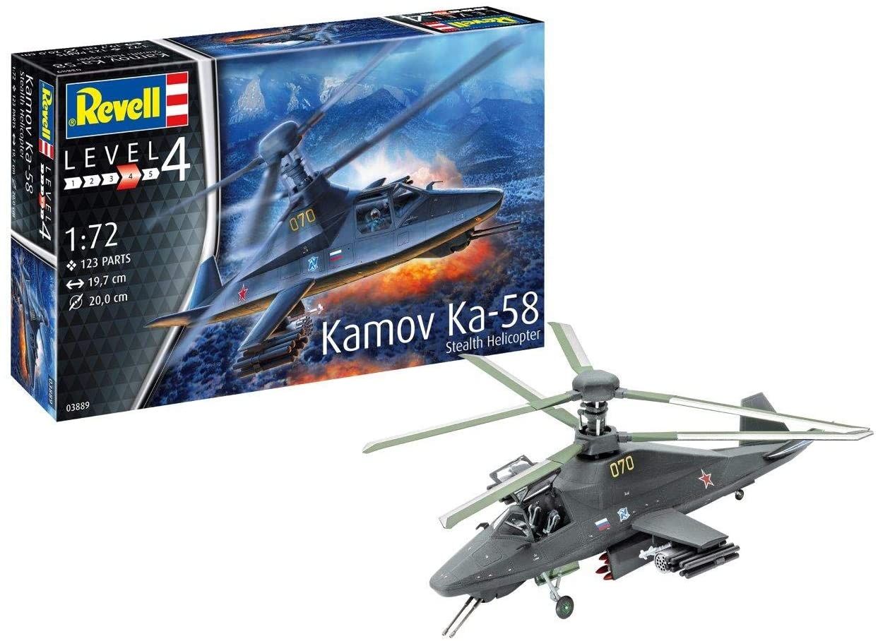 Revell 1/72 Scale Kamov Ka-58 Stealth Helicopter Model Kit