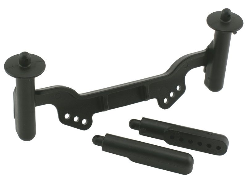 RPM Adjustable Front Body Mount & Post Set - Traxxas Slash 2WD - Click Image to Close