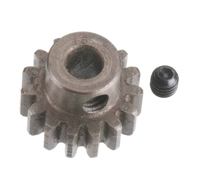 Robinson Racing Mod 1 Extra Hard Steel Pinion 5mm Shaft (15T)