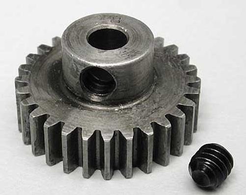 Robinson Racing 48P Super Hard Steel Pinion Gear 1/8 Shaft (28T)