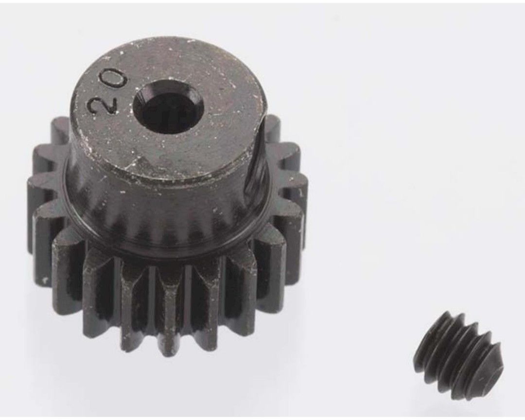 Robinson Racing Mini Pinion 2MM Hard Steel .5 Mod 20 Tooth