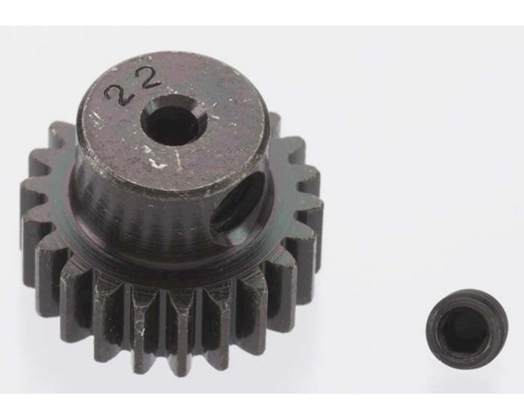 Robinson Racing Mini Pinion 2MM Hard Steel .5 Mod 22 Tooth