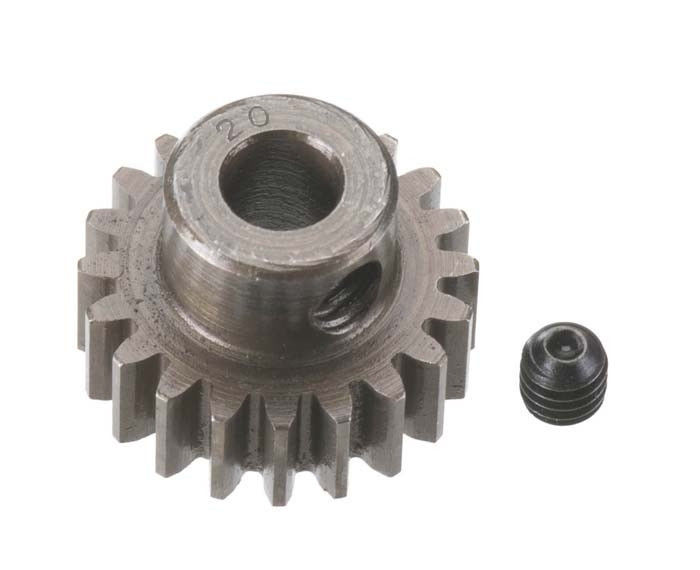 Robinson Racing Extra Hard Steel .8 Mod Pinion Gear 5mm (20)