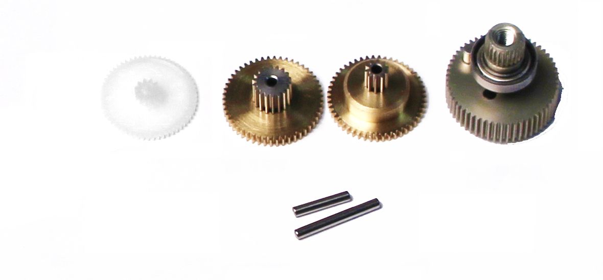 Servo Gear Set w/ Bearings, for SC0252