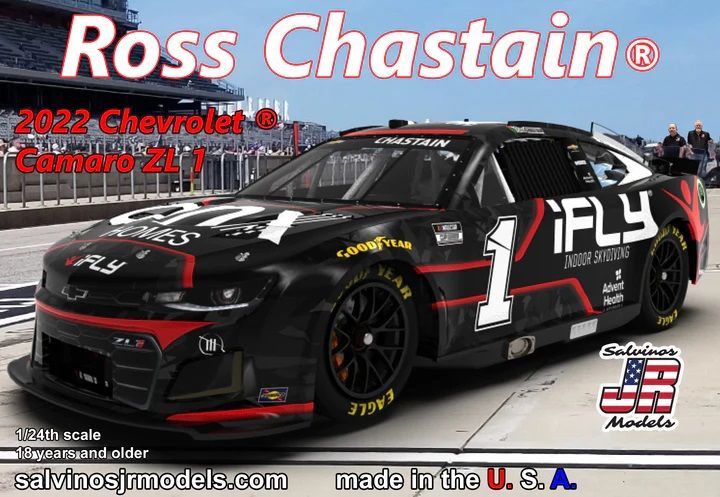 Salvinos JR Models 1/24 Scale Trackhouse Racing Ross Chastain