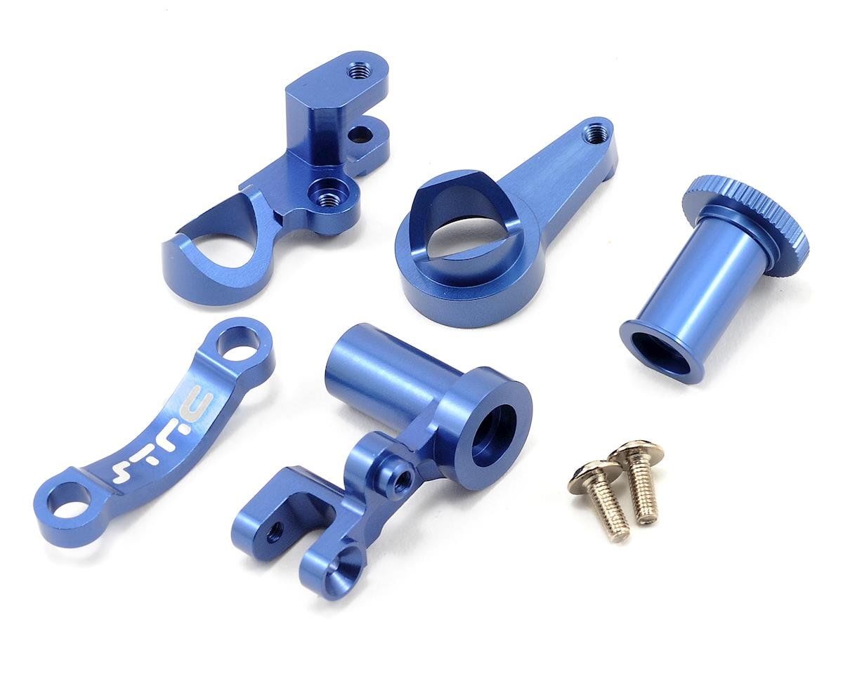 ST Racing Concepts HD Aluminum Steering Bellcrank Set (Blue)