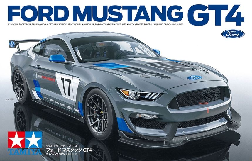 Tamiya 1/24 Scale Ford Mustang GT4 Model Kit