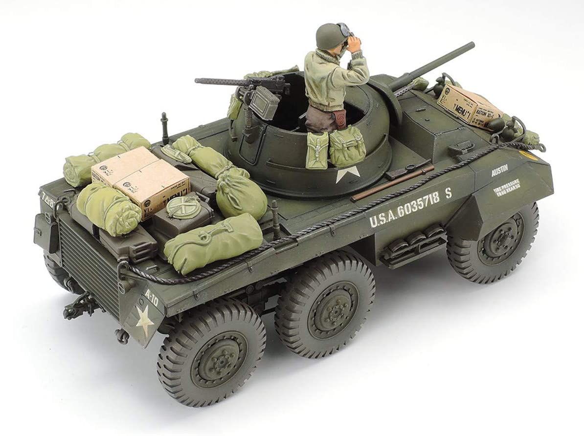 Tamiya 1/35 Scale US M8 Light Armored Car \"Greyhound\" Combat