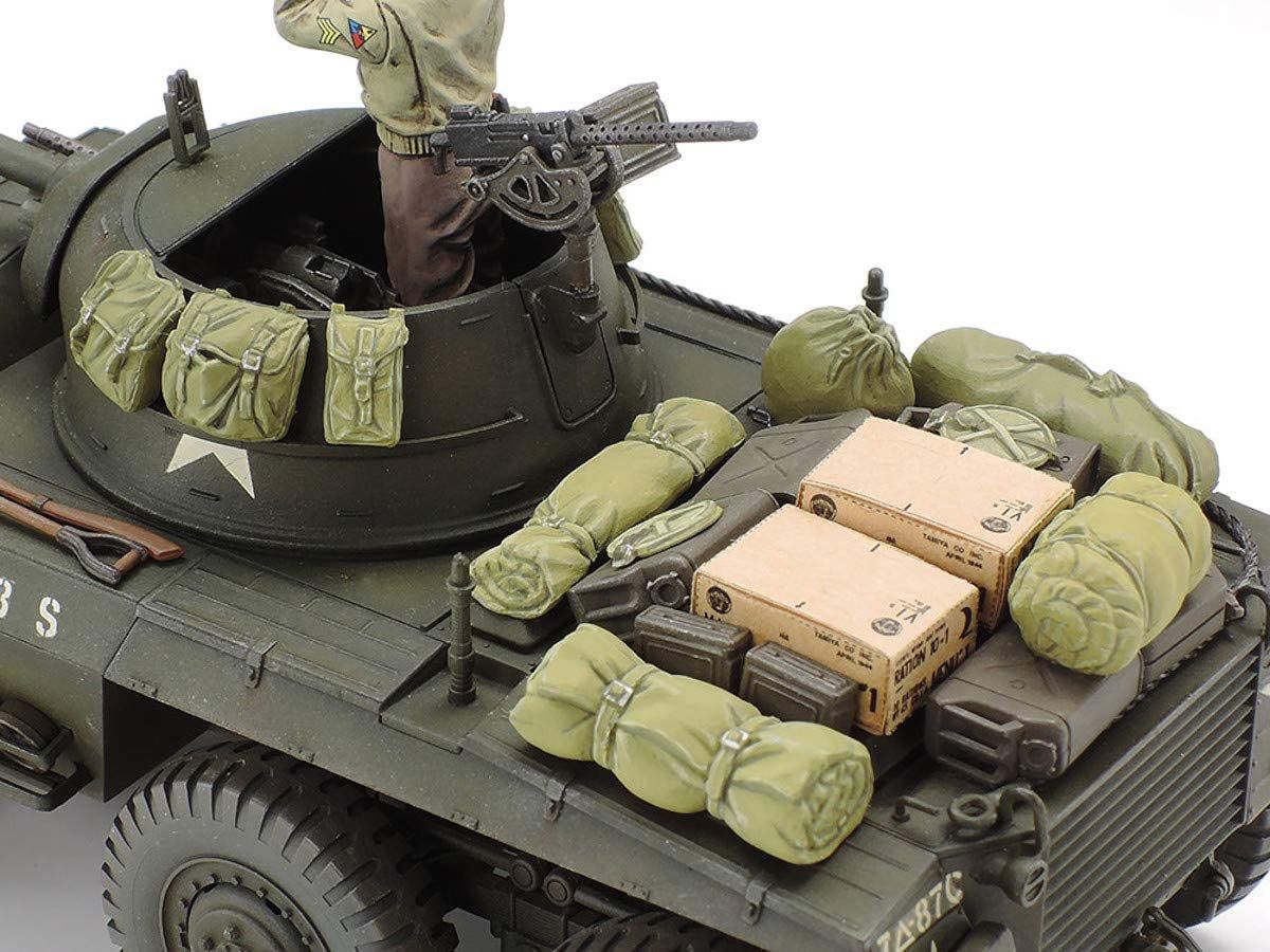 Tamiya 1/35 Scale US M8 Light Armored Car \"Greyhound\" Combat