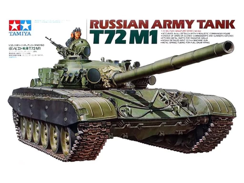 Tamiya 1/35 Scale Russian Army Tank T-72M1 Model Kit