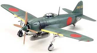 Tamiya 1/72 Scale - Kawanishi N1K1-JA Shiden Type 2 Model Kit - Click Image to Close