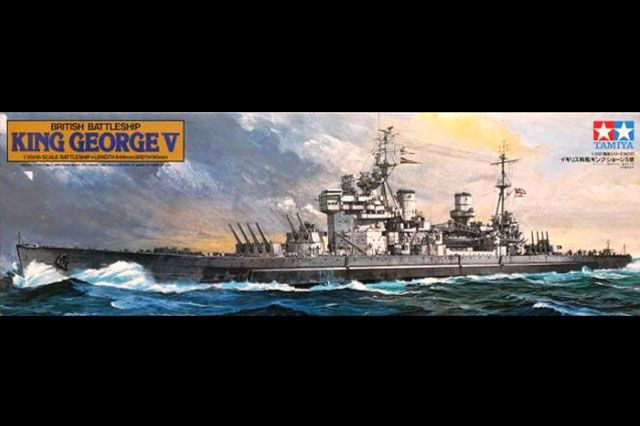 Tamiya 1/350 Scale British Battleship King George V Model Kit