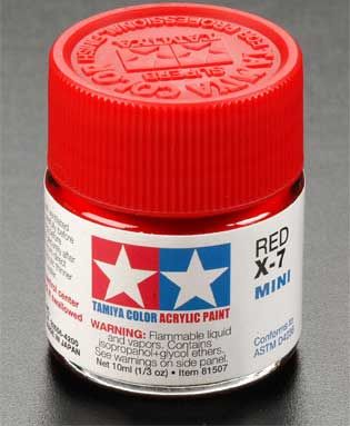 Tamiya X-7 Red -10ml - Click Image to Close