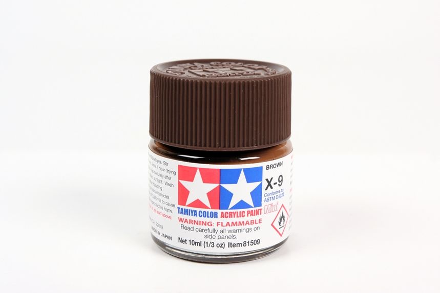 Tamiya X-9 Brown - 10ml - Click Image to Close